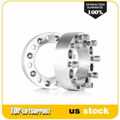 2x 2 Inch 8x6.5 Wheel Spacers 9/16 X18 Fits Ford F-250 F-350 Dodge Ram 2500 3500 • $65.66