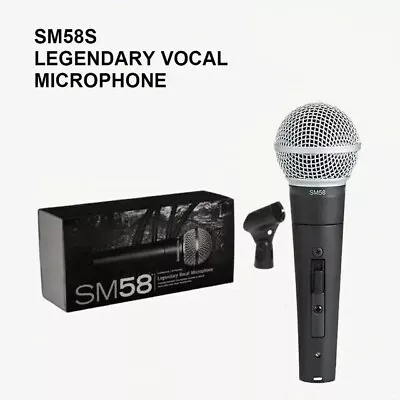 NEW SM58S Dynamic Vocal Microphone With On/Off Switch • $34.90