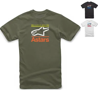 £24.99 • Buy Alpinestars Cropped T-Shirt Mens Classic SS Cotton Tee Casual Clothing Apparel