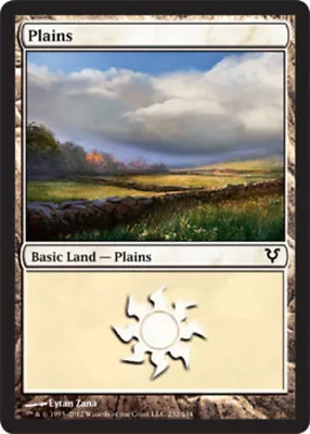 Basic Lands 10 MTG Plains (232) NM-Mint English Avacyn Restored • $3.75