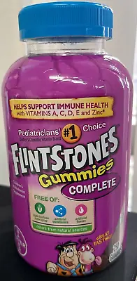 FLINTSTONES GUMMIES COMPLETE VITAMIN SUPPLEMENT Gummies 250 CT. Exp 10/2024 • $17.95