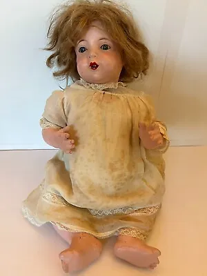 Vintage Antique 1930's E.I.H. (E I Horsman) Composition Doll W/ Sleepy Eyes 20 L • $77.20