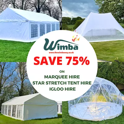 Marquee HIRE Stretch Tent Igloo Garden Dome Geodesic - SAVE 75% Garden  Wedding • £145