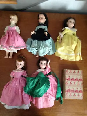 5 Little Women Dolls By Madame Alexander 14  Meg Jo Beth Amy Marme • $125
