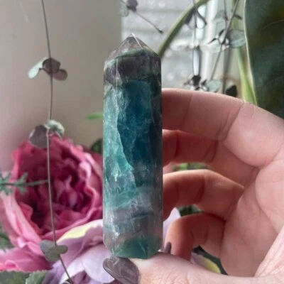 £13.95 • Buy Rainbow Fluorite Crystal Tower 61g 1381 