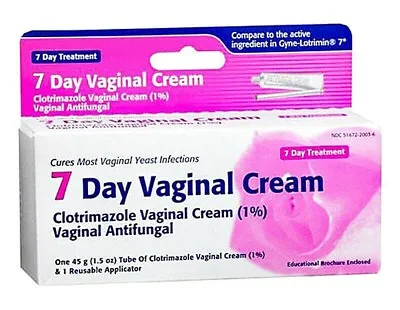 7 Day Vaginal Antifungal Cream With Applicator Generic Monistat EXP 09/2025 • $9.99