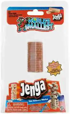 Worlds Smallest JENGA Block Game Dollhouse Miniature Desk Toy • $10.95