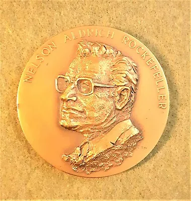 1974 Nelson  Rockefeller Inaugural Medal  2 3/4  • £24.13