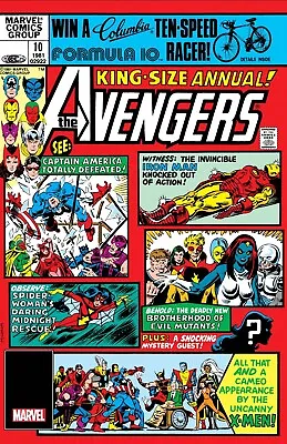 Avengers Annual #10 Facsimile Edition 2024 Cover Marvel Comics 1st App Rogue • $4.99