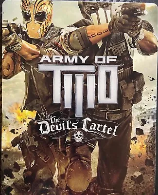 Army Of Two The Devil's Cartel Steelbook Case PS3 PS4 G2 Size No Game • $10.99