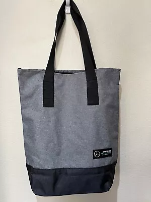 Mercedes AMG Petronas MOTOSPORT GRAY & Black Tote Shopper Bag  - 13  X 16  • $21