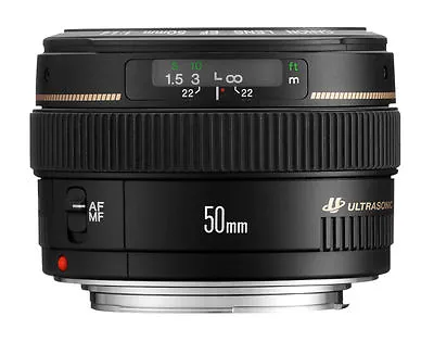 BRAND NEW - Canon EF 50mm F/1.4 USM - Black • £199.99