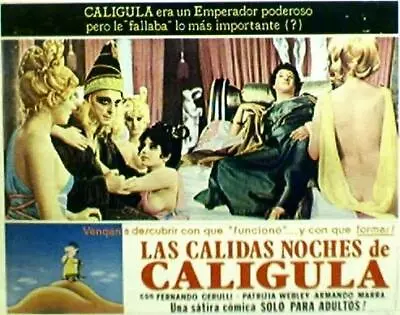 CALIGULA NUDE BUTT Fernando Cerulli LOBBY CARD 1977 • $6.49