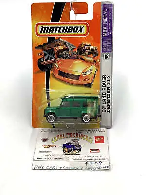 Matchbox #55 97 Land Rover Defender 110 Green 214A • $11.99