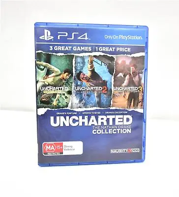 PS4 Uncharted The Nathan Drake Collection Rated MA15+ RRP$35 • $9.99