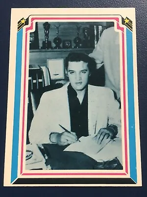 Vintage Elvis Presley Trading Card #27 Elvis Signing Contract 1978 • $1.79