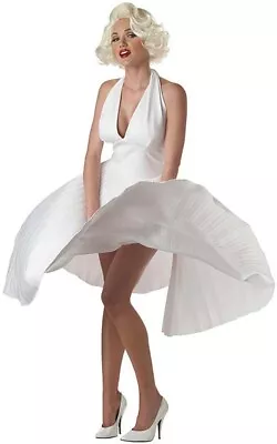 Licensed Deluxe Marilyn Monroe Hollywood Movie Star Adult Womens Dress Costume • $46.99