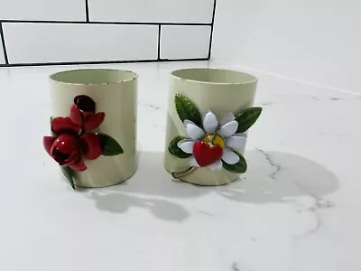 Vintage George Good Metal Toothpick Holders Set Of 2 • $12