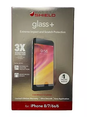 ZAGG Invisible Shield Glass+Extreme Impact & Scratch Protection IPhone 8/7/6s/6 • $9.88