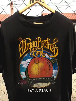 Vintage The Allman Brothers Band Eat A Peach T-shirt All Size S-3XL Gift For Fan • $21.84