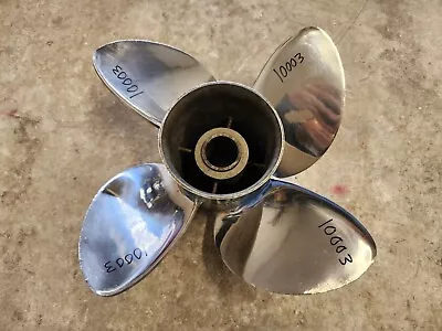 4 Blade 14 1/2  X 15p Solas Rubex Hr4 Ss Propeller 9553-145-15 Flo Torq P10003 • $242