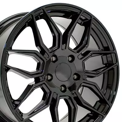 18 Inch Black Wheel Fit Camaro C4 Corvette - C8 Z06 Style Rim • $338.33