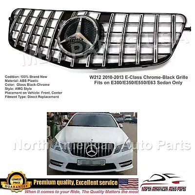 E63 E550 E350 GT E-Class Grille Sedan Black 2010 2011 2012 2013 Panamericana • $169