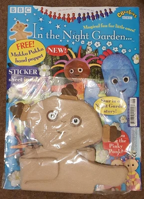 £28.40 • Buy In The Night Garden Magazine 2007 Makka Pakka Hand Puppet Issue #4 *Collectable*