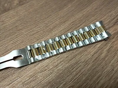 £18.50 • Buy 20mm Steel Gold Bracelet Watch Strap Fit ROLEX ♛  / GMT  Datejust Submarine