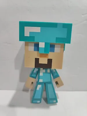 Minecraft Steve 6  Tall Vinyl Figure With Removable Helmet And Sword By Notch  • $13