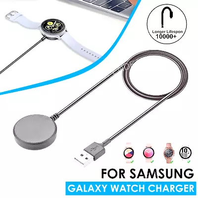 For Samsung Galaxy Watch Charger 4 3 2 Smart USB Charger Dock Cable Magnetic • $13.99