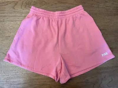 PINK Victoria’s Secret Dreamy Pink Logo X-SMALL  3.5  Campus Sweat Shorts VS • $17.49