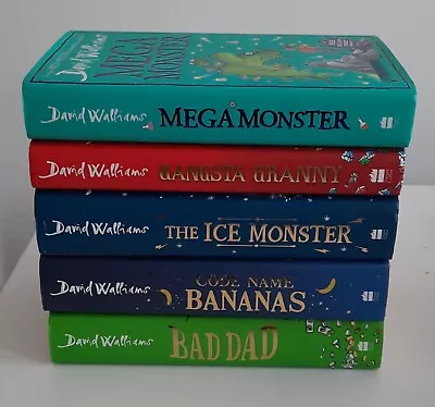 David Walliams Books Bundle 5 Book Set Hardback Collection • £7.49