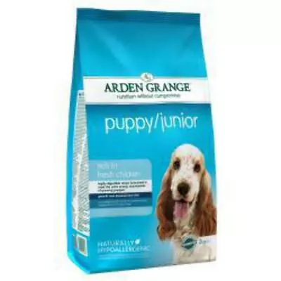 £16.85 • Buy Arden Grange Puppy Junior Dry Dog Food Chicken & Rice Hypoallergenic 2kg 6kg 12k