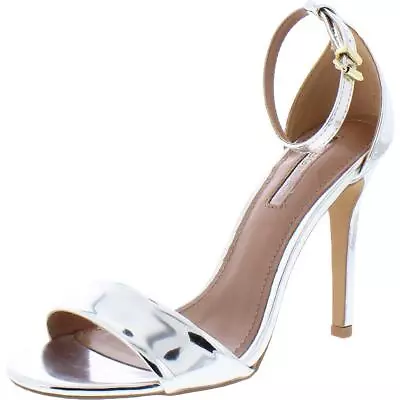 BCBGMAXAZRIA Womens Ellettra Metallic Shimmer Heel Sandals  Shoes  6229 • £6.42