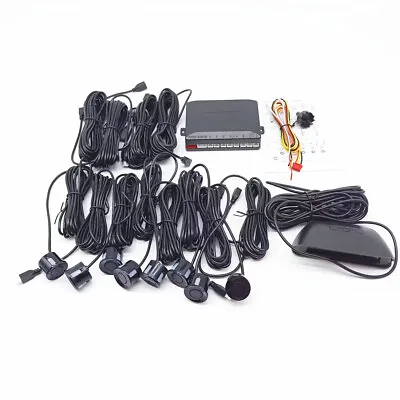 8 Parking Sensors LCD Monitor Car Reverse Backup Radar Detector Alarm System Kit • $53.90