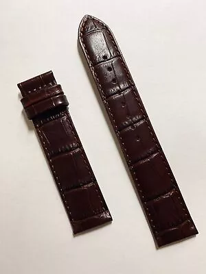 Original MIDO Baroncelli 20mm Brown Leather Watch Band Strap M8600 M8608 • $10.08