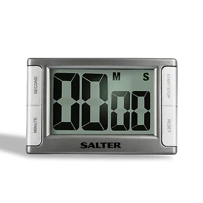 Salter Digital Kitchen Timer Large Display Easy To Use Count Up/Down Stopwatch • £12.99