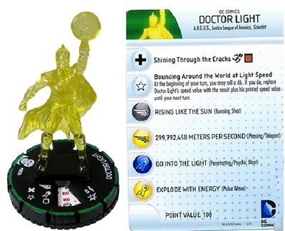 £8 • Buy DC Heroclix Justice League Trinity War DOCTOR LIGHT #003b - Prime