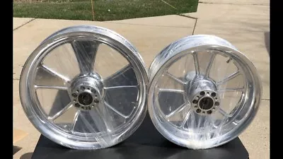 16x5 18x3 NOS OEM Ness Hot Rod Victory Vision Cross Country Cross Road Wheel Set • $1250