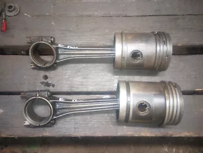 JOHN DEERE A CONNECTING RODs & Pistons A2344R A2338R Pair • $194.95