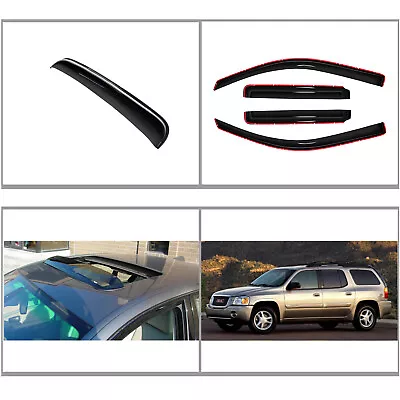 Window Visor & Roof Deflector Fit 02-06 Chevrolet Trailblazer EXT & GMC Envoy XL • $68.99