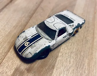 Vintage Lesney MATCHBOX  No.41  White FORD GT Model Car • £1.99