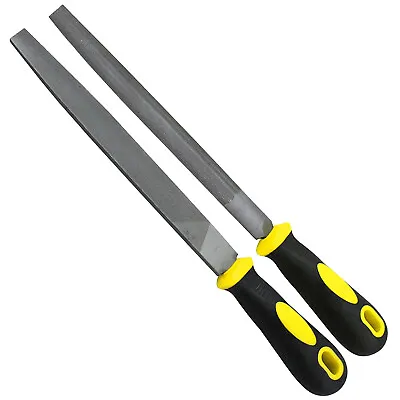 £11.72 • Buy File Set Tools Metal Sharpen Sharping Flat Half Round Metalwork 150mm 6  2 Pce 