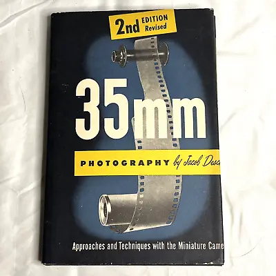 35mm Photography Hardback By Jacob Deschin Vintage Film Camera 1959 • $16.99