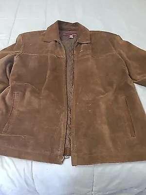 Merona Suede Leather  Jacket Size M Rn#17730 • $20
