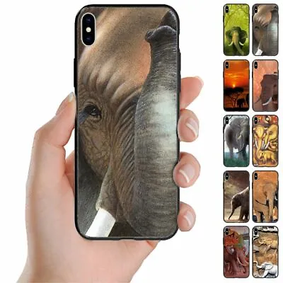 $9.98 • Buy For Samsung Galaxy Series - Elephant Theme Print Back Case Mobile Phone Cover #1