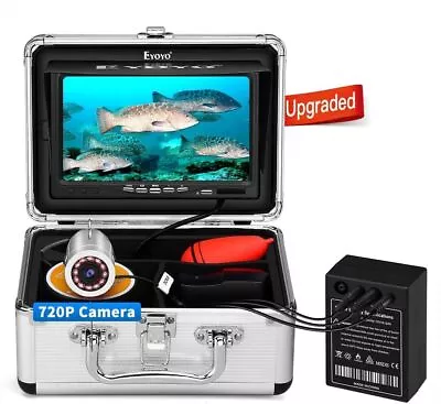 Eyoyo 7inch Underwater Fishing Camera Ice Fishing Camera Video Fish Finder 15M • $148.28