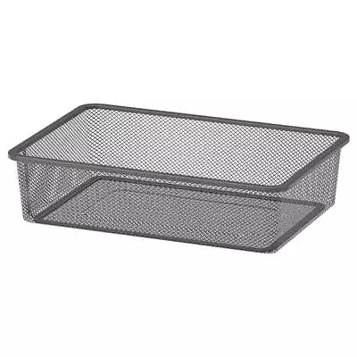 IKEA TROFAST Mesh Wire Basket Dark Gray 42x30x10 Cm • £22.21