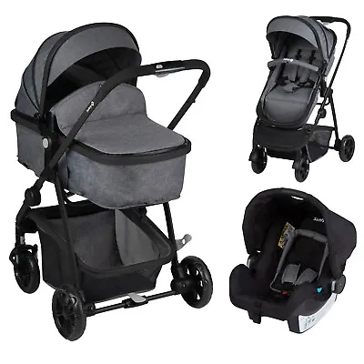 Safety 1st By Maxi Cosi Hello 3 In 1 Pram To Pushchair Travel System From Birth • £199